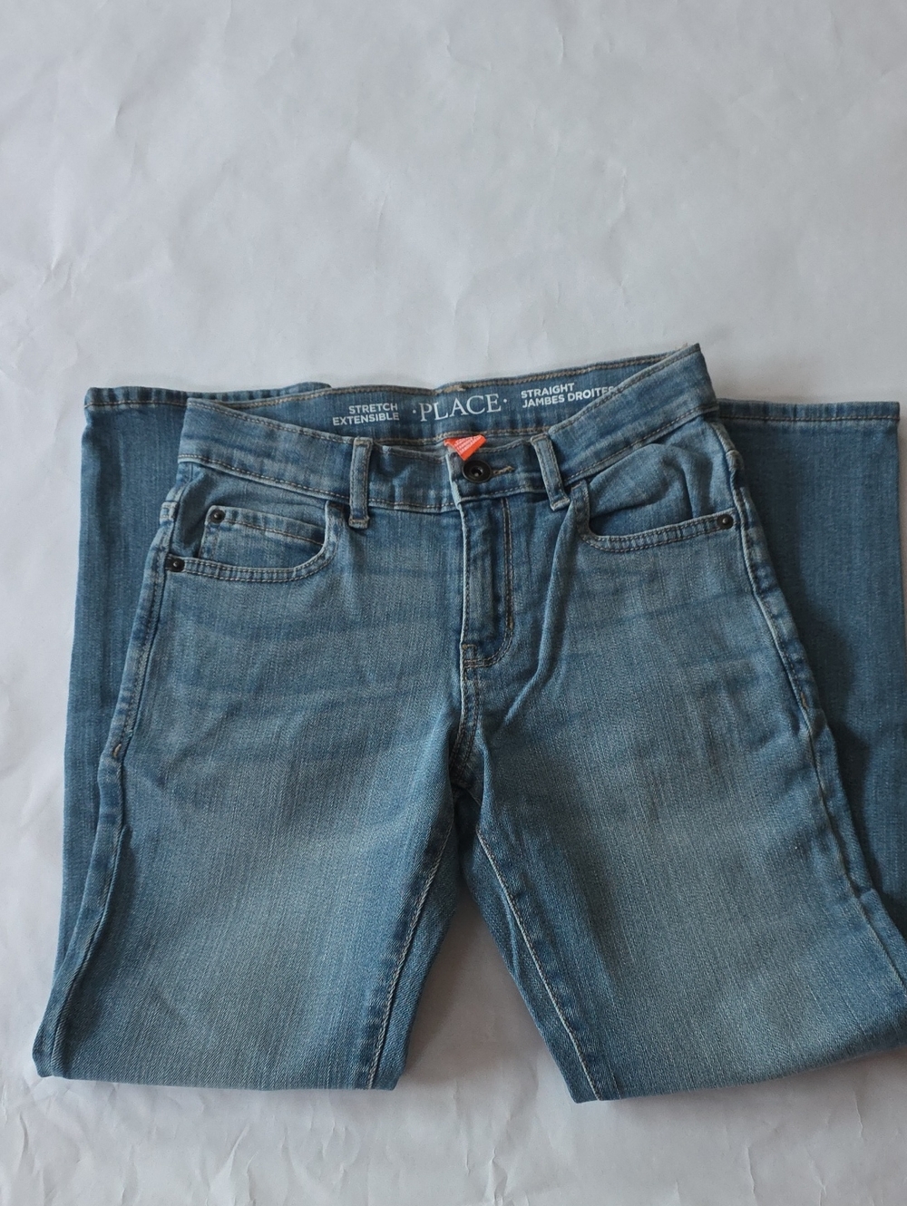 Place Kids Light Wash Straight Jeans